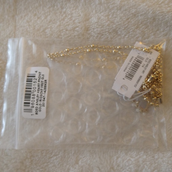 NWT Kendra Scott Beaded Ansley Long Pendant Necklace Iridescent Frosted Glass - Picture 3 of 7